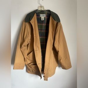 L.L. Bean beige coat